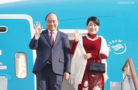 le don chinh thuc thu tuong nguyen xuan phuc tai thu do seoul han quoc