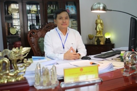 ong nguyen van hoat chu tich ubnd huyen my duc ha noi kinh te xa hoi cua my duc nhieu khoi sac