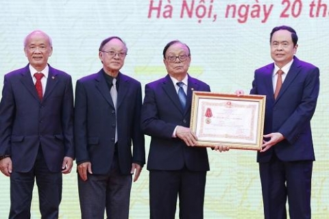 loi phat bieu cua ong tran thanh man bi thu trung uong dang chu tich uy ban trung uong mat tran to quoc viet nam tai le ky niem 15 nam thanh lap hiep hoi lang nghe viet nam