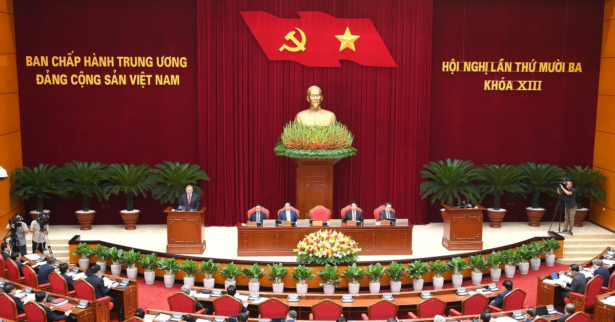 khai mac hoi nghi lan thu 13 ban chap hanh trung uong dang khoa xiii