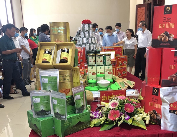 Các sản phẩm OCOP tỉnh Bắc Ninh đạt 3 sao và 4 sao. (Ảnh: ST)