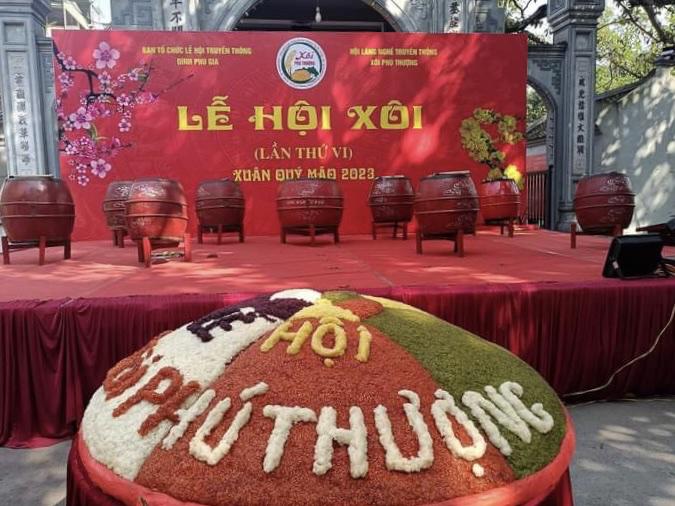 Ấn tượng lễ hội thổi xôi làng Phú Thượng