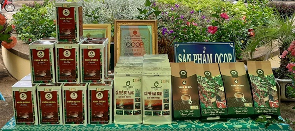 Cà phê Xuân Dương tham gia xúc tiến thương mại tại Hội chợ OCOP tỉnh Gia Lai