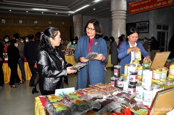 sản phẩm OCOP được Nghệ An xác định là một giải pháp góp phần phát triển kinh tế nông thôn
