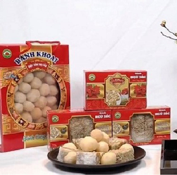 Sản phẩm bánh khoai, bánh ngũ sắc - sản phẩm OCOP Bắc Ninh hạng 4 sao