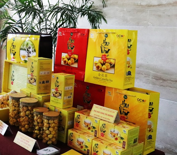 Sản phẩm OCOP tiêu biểu Quảng Ninh - Trà hoa vàng (Ba Chẽ) được tôn vinh là sản phẩm tiêu biểu 2021