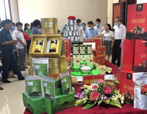 Vĩnh Phúc khai trương 2 gian hàng giới thiệu sản phẩm OCOP
