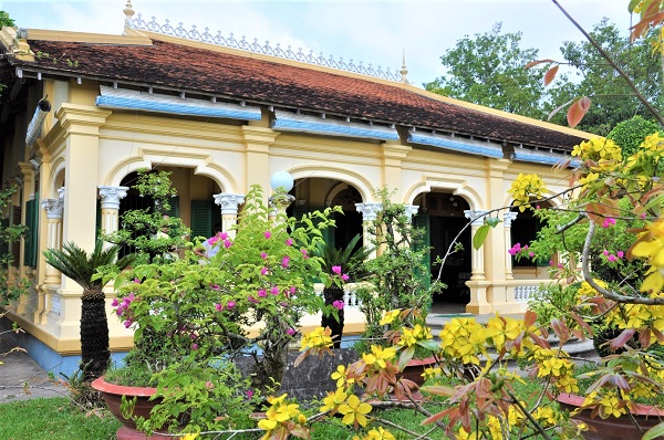 The outside view of Ba Duc Ancient Houses