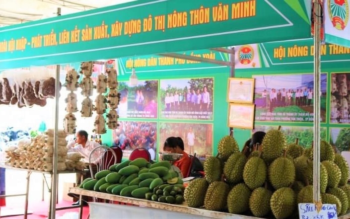 Nhiều sản phẩm OCOP lần đầu tiên trình làng tại Hội chợ  trái cây và hàng nông sản Bình Phước 2022. (Ảnh: Internet)