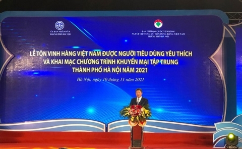 ha noi ton vinh 213 san pham dat danh hieu hang viet nam duoc nguoi tieu dung yeu thich nam 2021