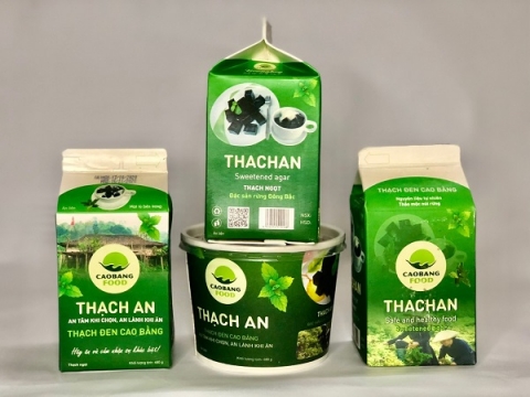 OCOP Cao Bằng: Thạch đen Thạch An được bảo hộ nhãn hiệu