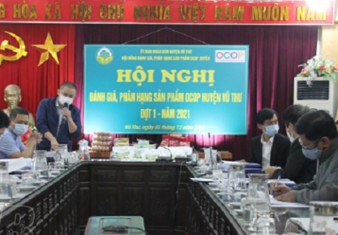 Thái Bình: Tổ chức đánh giá, phân hạng sản phẩm OCOP đợt 1 năm 2021