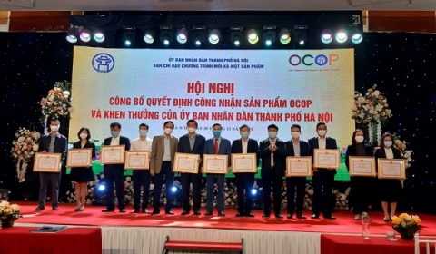 Hà Nội: Vượt dịch Covid-19, hơn 400 sản phẩm được công nhận đạt 3 sao OCOP trở lên